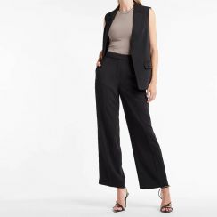Office Ladies High Waisted Straight Casual Long Pants Ankle Length Pants